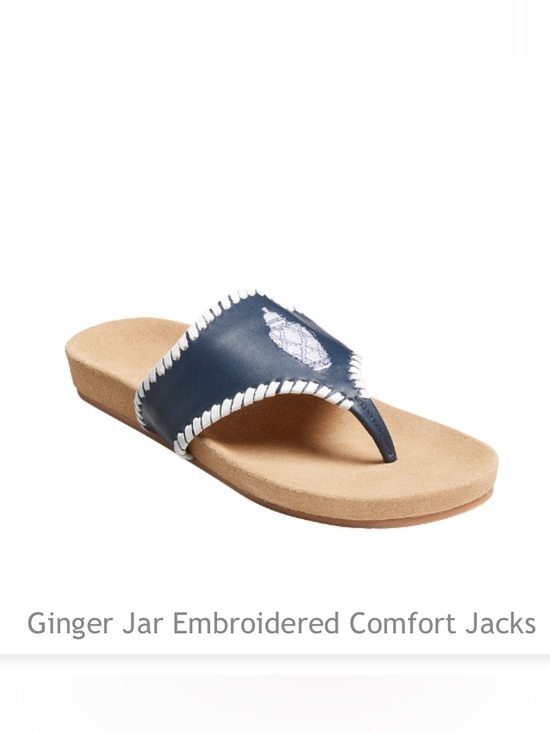 Jack Rogers Shoes - Jack Rogers Ginger Jar Comfort Jacks Thong Sandal, size 11M